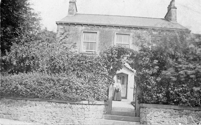 The Heath.jpg - "The Heath"  house in Long Preston around 1904.